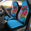 Alohawaii Car Accessory - Hawaii Turtle Hibiscus Kanaka Pink Style Car Seat Cover