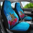 Hawaii Sea Turtle Hibiscus Coconut Tree Car Seat Cover - AH - J4 - Alohawaii