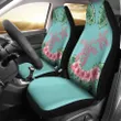 Hawaii Tropical Hibiscus Turtle Mint Style - Car Seat Cover AH J2 - Alohawaii