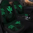 Hawaiian Kanaka Turtle Polynesian Car Seat Covers Green AH - J7R - Alohawaii