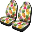 Alohawaii Car Accessory - Cool Pineapple And Hibiscus Car Seat Covers