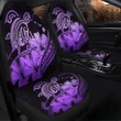 Hawaii Turtle Map Polynesian Car Seat Covers Safety Violet 2 - AH - JR - Alohawaii