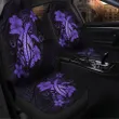 Hawaii Turtle Flower Polynesian Car Seat Covers - Purple - AH - J4R - Alohawaii