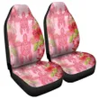 Alohawaii Car Accessory - Hawaii Turtle Hibiscus Car Seat Covers Pink Style