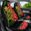 Hawaii Turtle Hibiscus Polynesian Car Seat Cover - Aphos Style - AH - J4 - Alohawaii