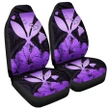 Alohawaii Car Accessory - Hawaiian Kanaka Car Seat Covers Hibiscus Polynesian Love Violet