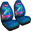 Hawaii Honu Aumakua Sea Hibiscus Car Seat Cover - Nin Style - AH - J4 - Alohawaii