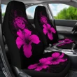 Hawaii Hibiscus Car Seat Cover - Turtle Map - Pink - AH J9 - Alohawaii