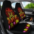 Hawaii Turtle Polynesian Red Car Seat Cover - Kuly Style - AH - J4 - Alohawaii