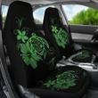Hawaii Turtle Hibiscus Poly Green Car Seat Covers - AH - J4 - Alohawaii