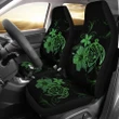 Hawaii Turtle Hibiscus Poly Green Car Seat Covers - AH - J4 - Alohawaii