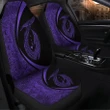 Hawaii Fish Hook Polynesian Car Seat Covers - Circle Style Purple - AH - J4R - Alohawaii