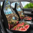 Hawaii Hibiscus Monk Seal Car Seat Covers - AH - Alohawaii