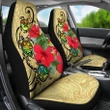 Hawaiian Marble Turtles Hibiscus Car Seat Covers (Set of 2) - AH J0 - Alohawaii