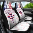 Hawaiian Kanaka Car Seat Covers Flag Nation Demodern White AH J1 - Alohawaii