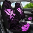 Hawaiian Kanaka Car Seat Covers Hibiscus Polynesian Love Pink J1 - Alohawaii