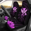 Hawaiian Kanaka Car Seat Covers Hibiscus Polynesian Love Pink J1 - Alohawaii