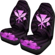 Alohawaii Car Accessory - Hawaiian Kanaka Car Seat Covers Hibiscus Polynesian Love Pink J1