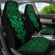 Kanaka Map Polynesian Car Seat Cover - Green - Armor Style - AH J9 - Alohawaii