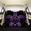 Alohawii Car Accessory - Turtle Hibiscus Violet Back Seat Cover