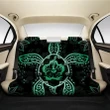 Alohawii Car Accessory - Turtle Hibiscus Green Back Seat Cover