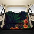 Alohawii Car Accessory - Hibiscus Palm Background Back Seat Cover