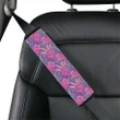 Tropical Hibiscus Purple Hawaii Car Belt Pads - AH - J4 - Alohawaii
