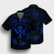 Hawaii Kanaka Turtle Hibiscus Polynesian Hawaiian Shirt - Anthea Style Blue - AH - J4R - Alohawaii