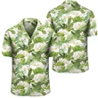 Alohawaii Shirt - Tropical Plumeria White Hawaiian Shirt