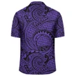 Polynesian Maori Lauhala Violet Hawaiian Shirt - AH - J1 - Alohawaii