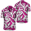 Alohawaii Shirt - Polynesian Maori Ethnic Ornament Pink Hawaiian Shirt