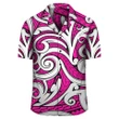 Polynesian Maori Ethnic Ornament Pink Hawaiian Shirt - AH - J1 - Alohawaii
