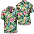 Alohawaii Shirt - Tropical Hibiscus Banana Leafs Hawaiian Shirt
