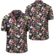Alohawaii Shirt - Tropical Hibiscus Strelitzia Palm Leaves Hawaiian Shirt