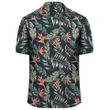 Tropical Strelitzia Black Hawaiian Shirt - AH - J1 - Alohawaii