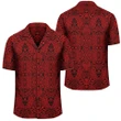 Alohawaii Shirt - Polynesian Lauhala Mix Red Hawaiian Shirt