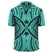 Polynesian Tradition Turquoise Hawaiian Shirt - AH - J1 - Alohawaii