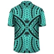 Polynesian Tradition Turquoise Hawaiian Shirt - AH - J1 - Alohawaii