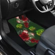 Hawaii Car Floor Mats - Turtle Hibiscus Pattern Hawaiian Car Floor Mats - Green - AH -J2 - Alohawaii