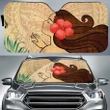 Alohawaii Car Accessory - Hula Girl Hibiscus Jung Polynesian Car Sun Shade