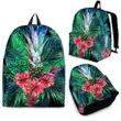 Alohawaii Backpack - Hawaii Tropical Pineapple Hisbiscus Backpack