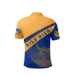 Hawaii Blue Football Jersey Polo Shirt - AH - J4 - Alohawaii