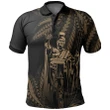 Alohawaii Shirt - Hawaii King Polynesian Polo Shirt Durk Style Gold - AH - J4
