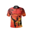 Hawaii Summer King Sunset Polo Shirt - AH J4 - Alohawaii