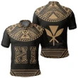 Hawaii Kanaka Polynesian Polo Shirt Divinity Gold - AH - J1 - Alohawaii