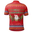 Hawaii Mele Kalikimaka Pattern Christmas Hawaiian Polo Shirt - Pon Style