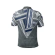 Alohawaii Shirt - Hawaii Polo Shirt Football Jersey Style Gray And White - AH - J4