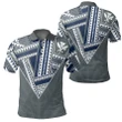 Alohawaii Shirt - Hawaii Polo Shirt Football Jersey Style Gray And White - AH - J4