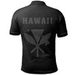 Hawaii Kanaka Map Polo Shirt - Grey - AH - J6 - Alohawaii