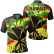 Hawaii Kanaka Maoli Flag Polo Shirt My Blood - AH - J1 - Alohawaii